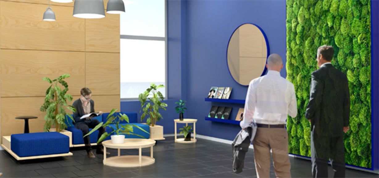 Photo espace commun bâtiment Cobalt